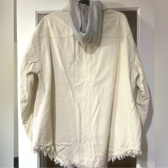 Corduroy jacket with hood - Picture 5 of 5